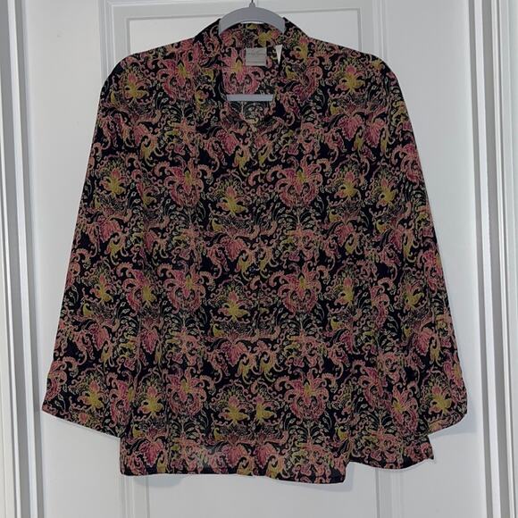 Emma James Medallion Print Top - Picture 1 of 8